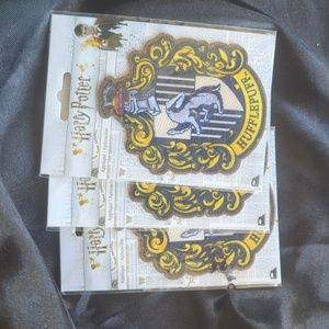 Harry Potter Hufflepuff iron-on applique.